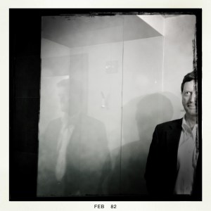 While you spoke / one of my selves moved / off to watch. Haikumages