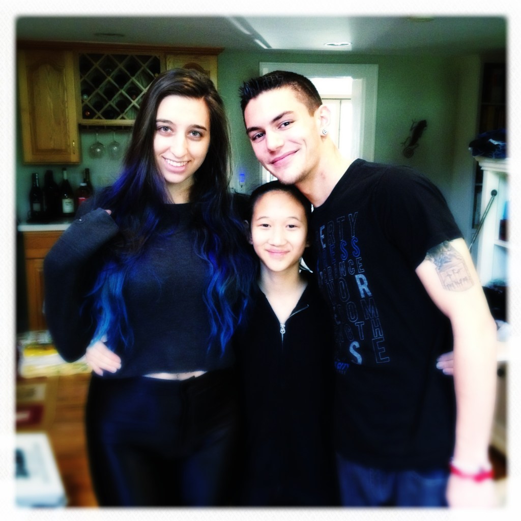 Your children / give you the hardest / time, with love. Haikumages