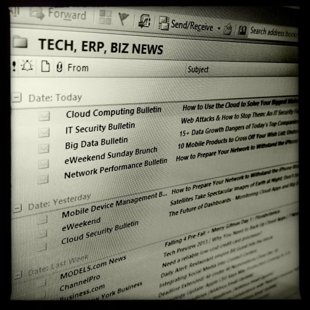 Virtual clutter / like dad I stack newspapers / my inbox is full. Haikumages