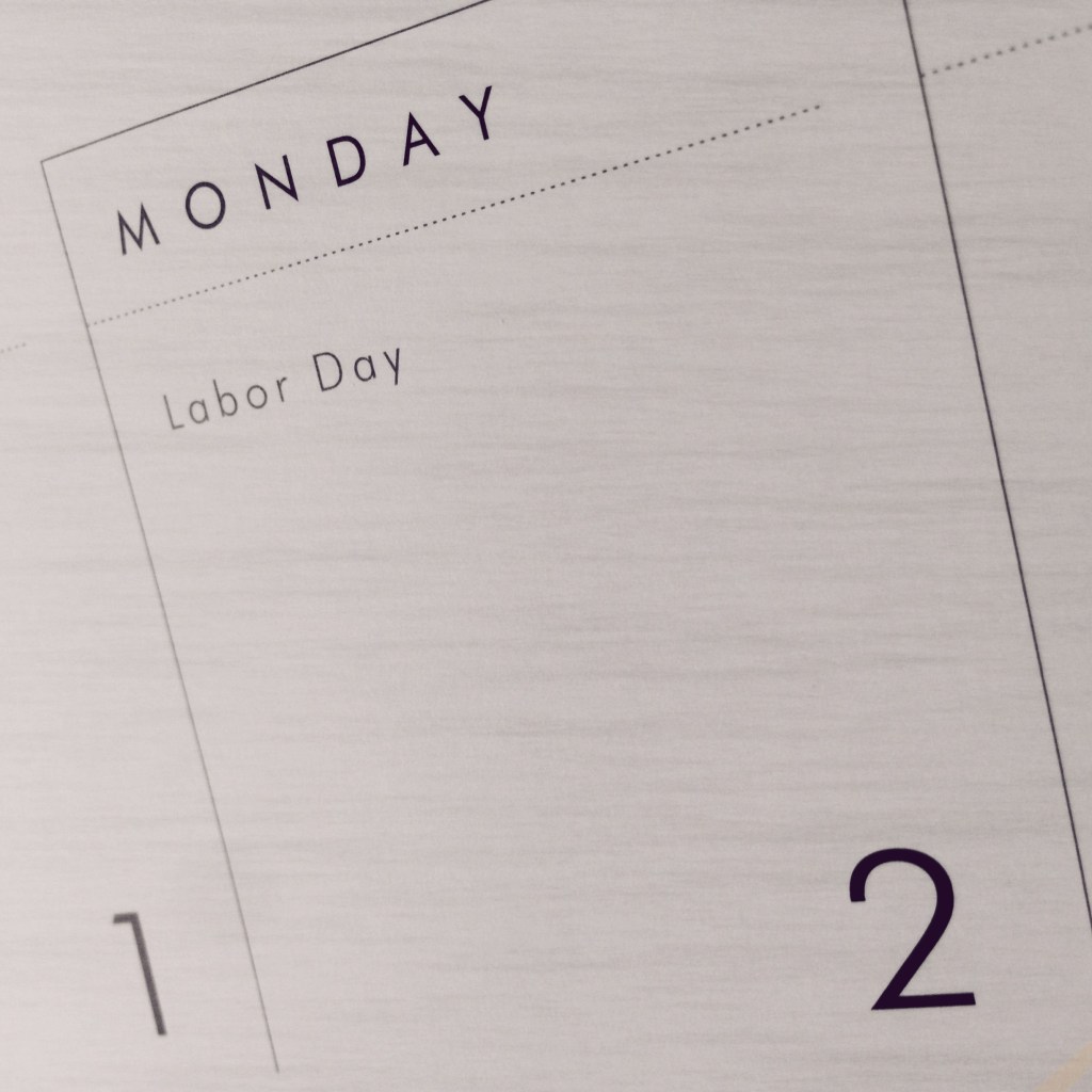 Labor holiday? / Brief exchange of office work / for home and yard work. - Haikkumages