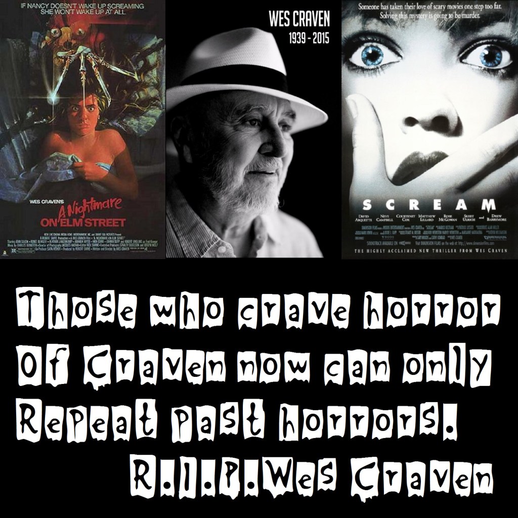 Crave Craven? / Now there are only / past horrors. // haiku haikumages