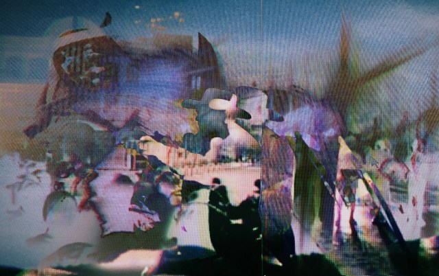 A new year / the same old demons / waving guns. // micropoetry - haiku - haikumages