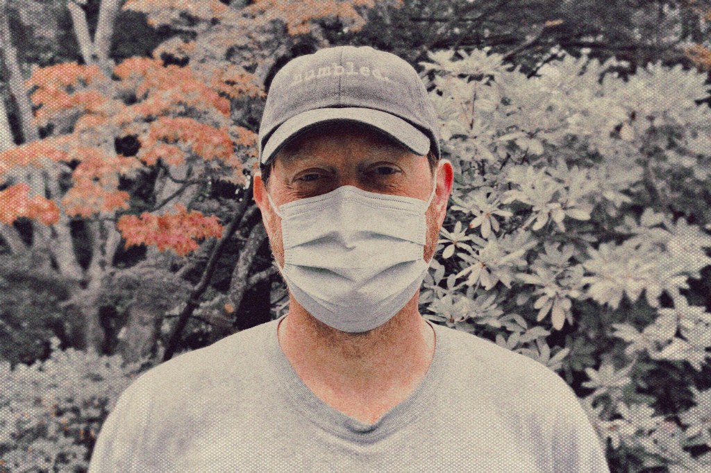 In a time of masks / our eyes start speaking before / our muffled voices. // haikumages - haiku - micropoetry